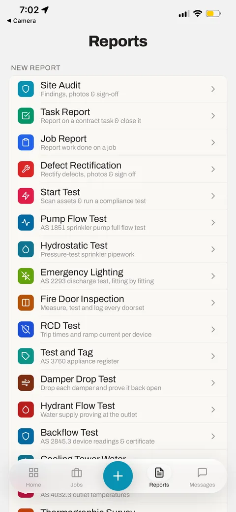 Reports in the traqR field app